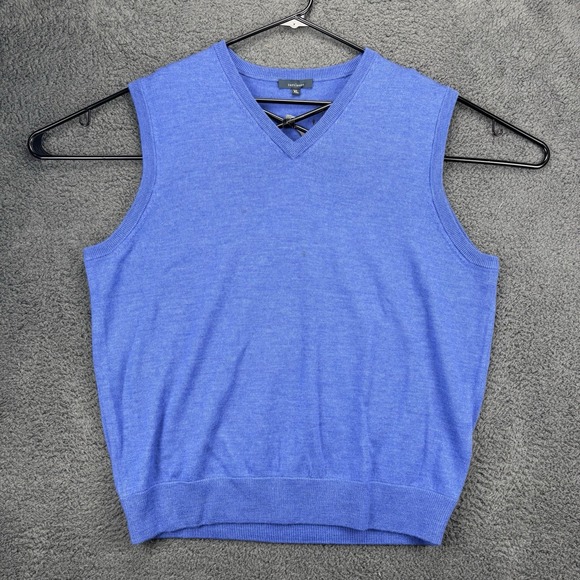 Turtleson Sweater Vest Men XL Extra‎ Fine Merino Wool Tight Knit Golf - Picture 1 of 9